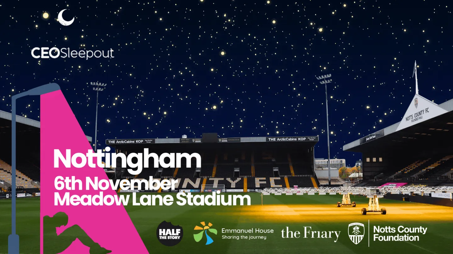CEO Sleepout Nottingham Raises Over £33,000 at Meadow Lane